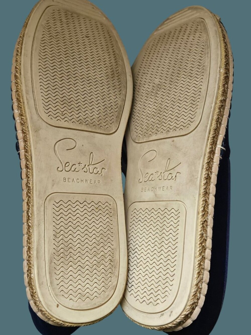 Sea Star Beachwear Espadrille Embroidered "LOVE" Slip On Water Shoes Women 12 - Picture 4 of 15